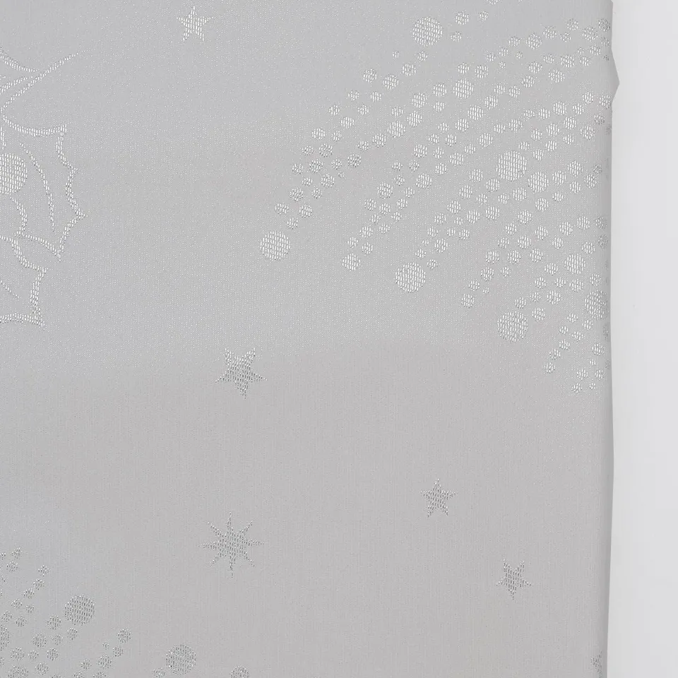 luisa-paix-o-festas-nappe-blanche-coton-motifs-argent-s image 1