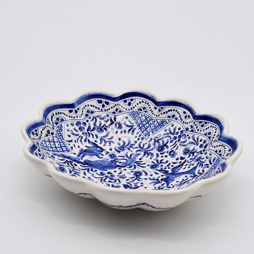 luisa-paix-o-vaisselle-portugaise-saladier-coimbra-24cm-bleu image 3