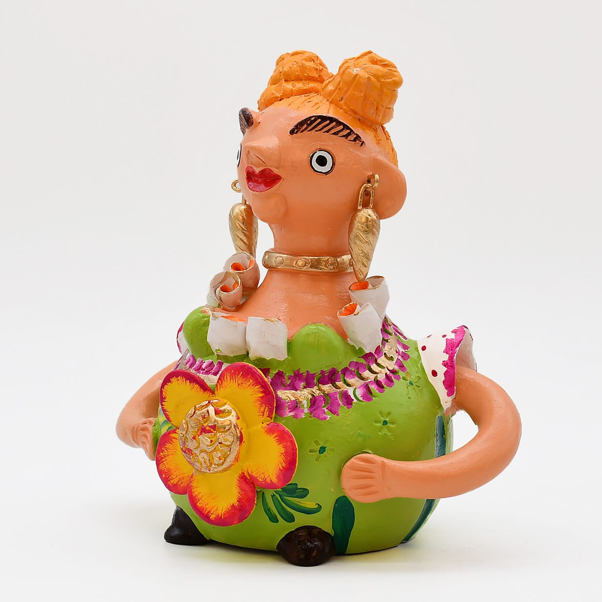 luisa-paix-o-boneca-barriguda-17cm-statuette-sign-e-pi-ce-unique-2 image 4