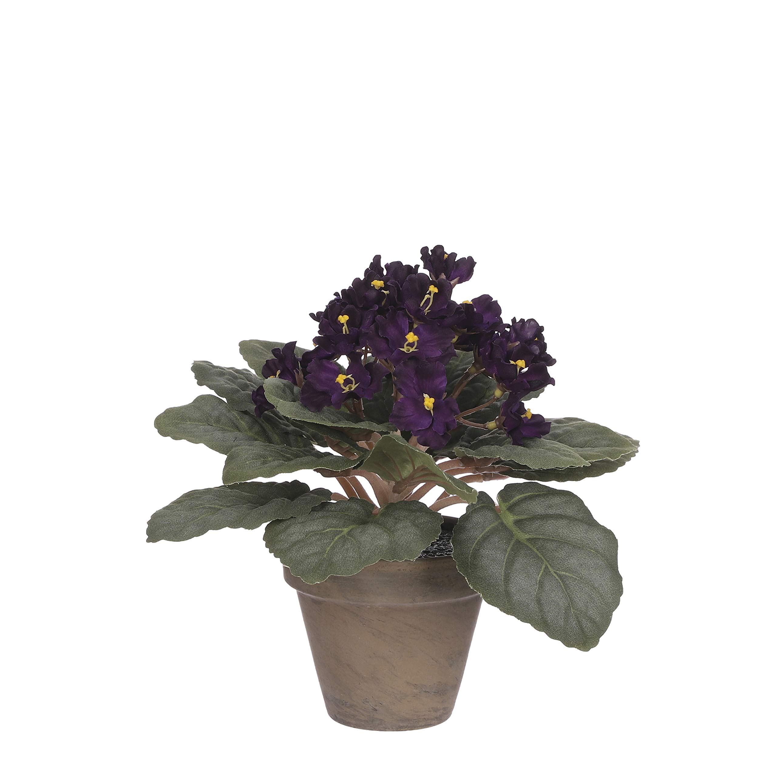 mica-decorations-saint-paulia-fleur-artificielle-violet-h20-cm image 1