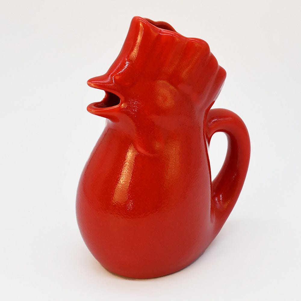 luisa-paix-o-vaisselle-portugaise-carafe-coq-c-ramique-rouge-1l image 3