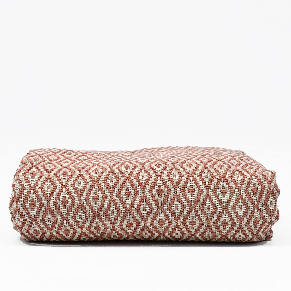luisa-paix-o-losango-plaid-coton-terracotta-135x200 image 1