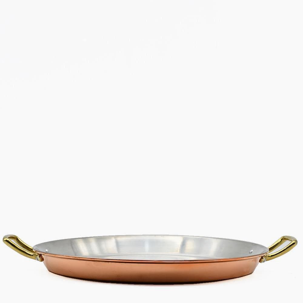 luisa-paix-o-plat-paella-cuivre-inox-35-cm-gaz-four image 1