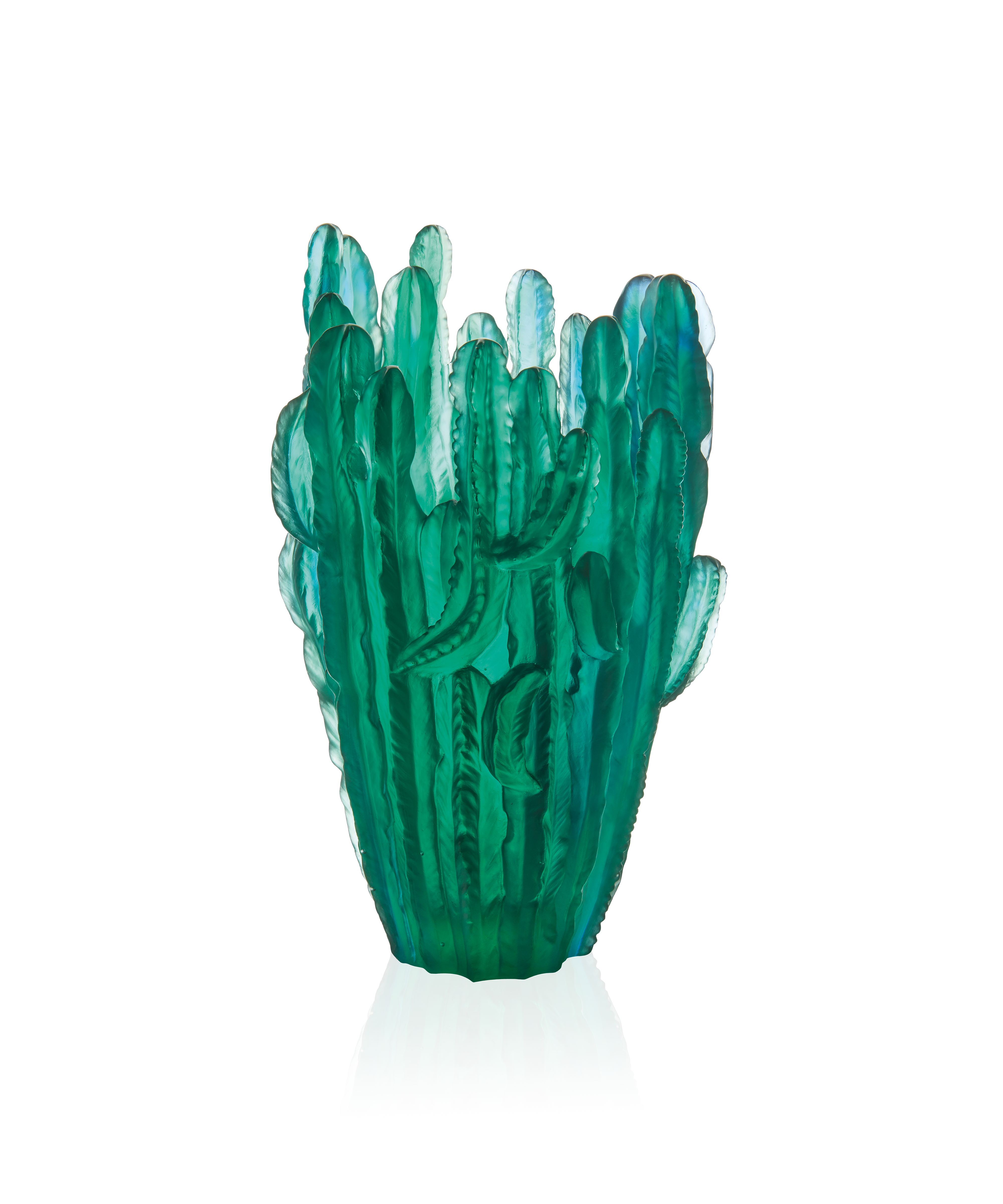 daum-univers-v-g-tal-jardin-de-cactus-vase-vert-grand-mod-le image 1