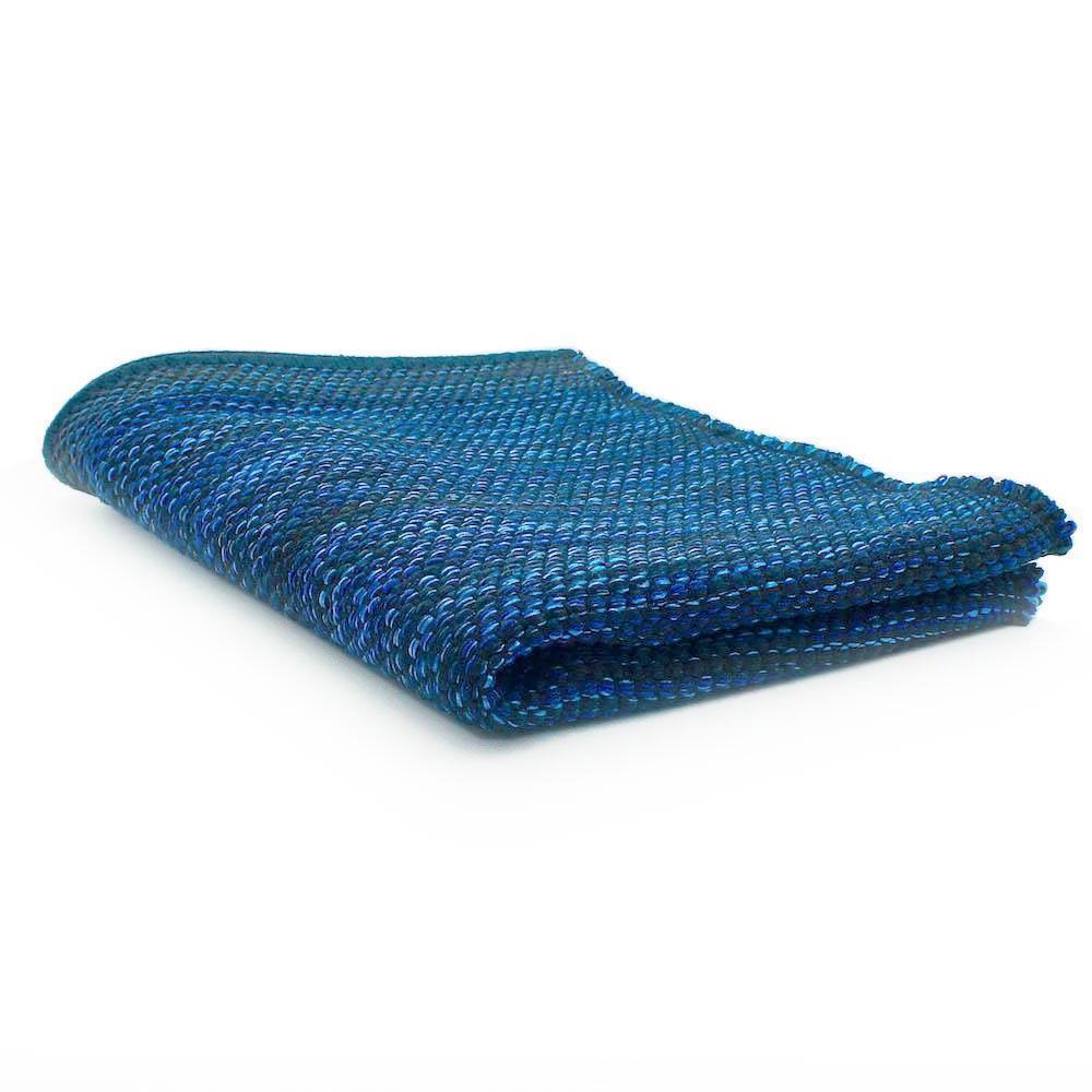luisa-paix-o-linge-de-maison-tapis-coton-bleu-fonc-100x60cm image 3