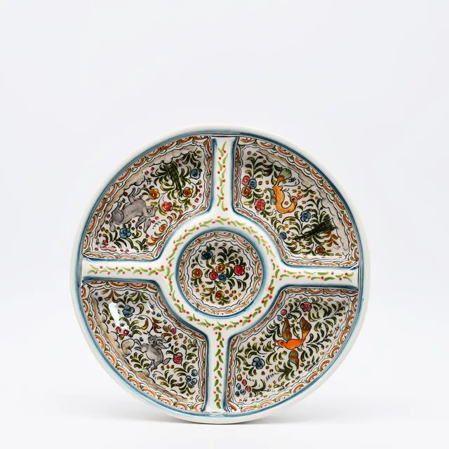 luisa-paix-o-plat-ap-ritif-c-ramique-coimbra-26-cm-5-cases image 1