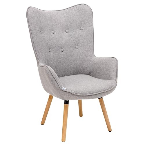 baroni-home-poltrone-fauteuil-gris-tissu-dossier-haut-65x38x105cm image 7
