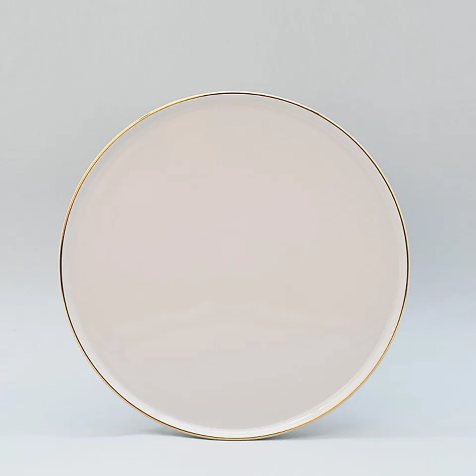 luisa-paix-o-resonance-assiette-porcelaine-blanc-or-27-cm image 1