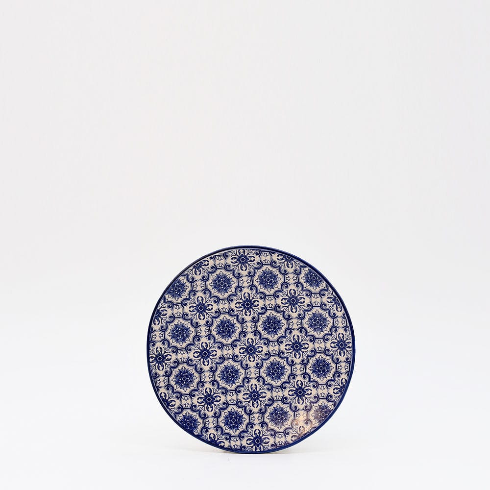 luisa-paix-o-padr-o-assiette-c-ramique-bleu-15cm image 1