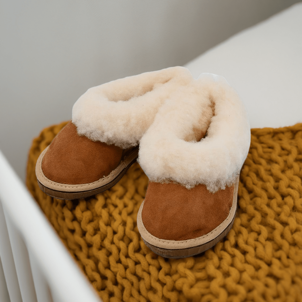 luisa-paix-o-chaussons-enfant-peau-mouton-taille-24-chaud image 2