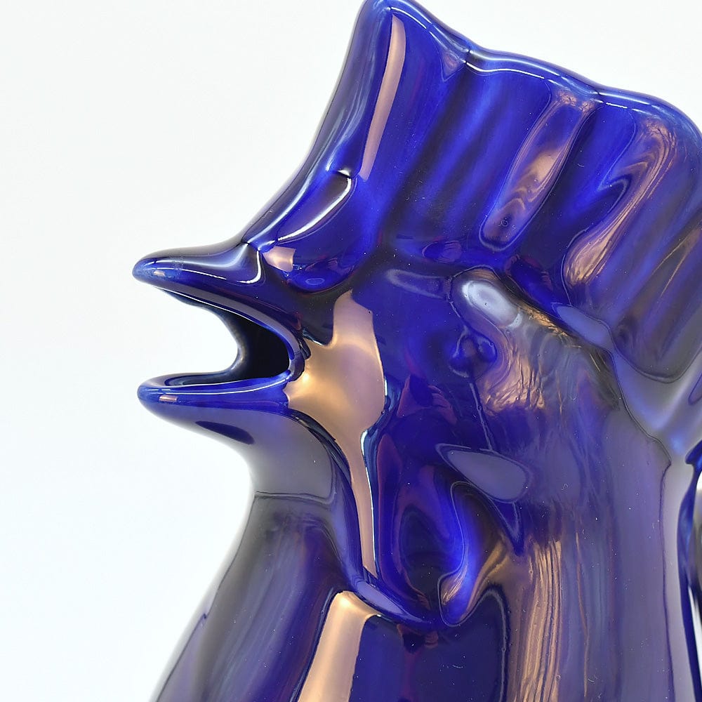 luisa-paix-o-carafe-coq-bleue-c-ramique-1l-vase image 4