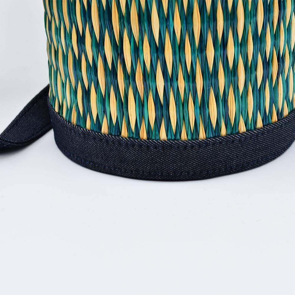 luisa-paix-o-sac-bandouli-re-denim-jonc-vert-21x17-cm image 4
