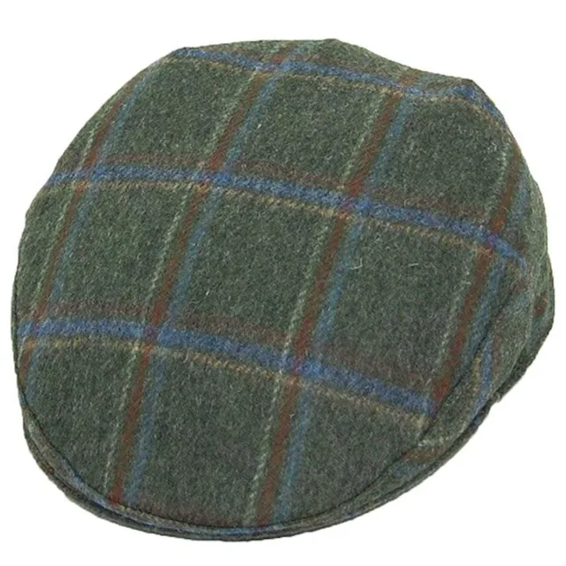 luisa-paix-o-tartan-casquette-portugaise-laine-verte-taille-58 image 1