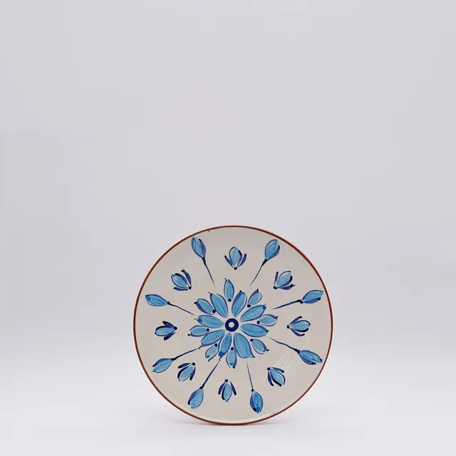 luisa-paix-o-vaisselle-portugaise-assiette-terre-cuite-15-cm-turquoise image 1
