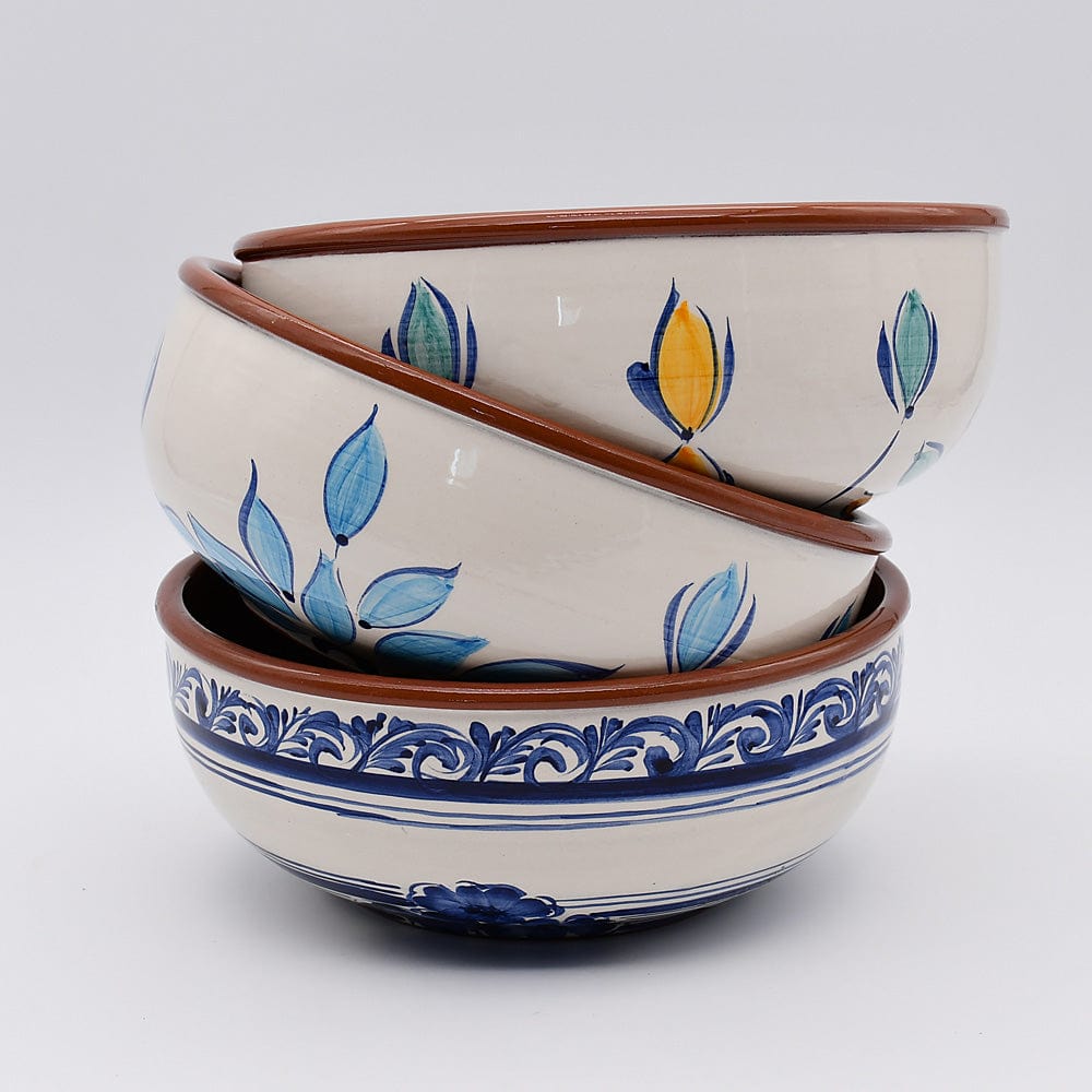 luisa-paix-o-plat-four-terre-cuite-turquoise-22cm-fait-main image 4