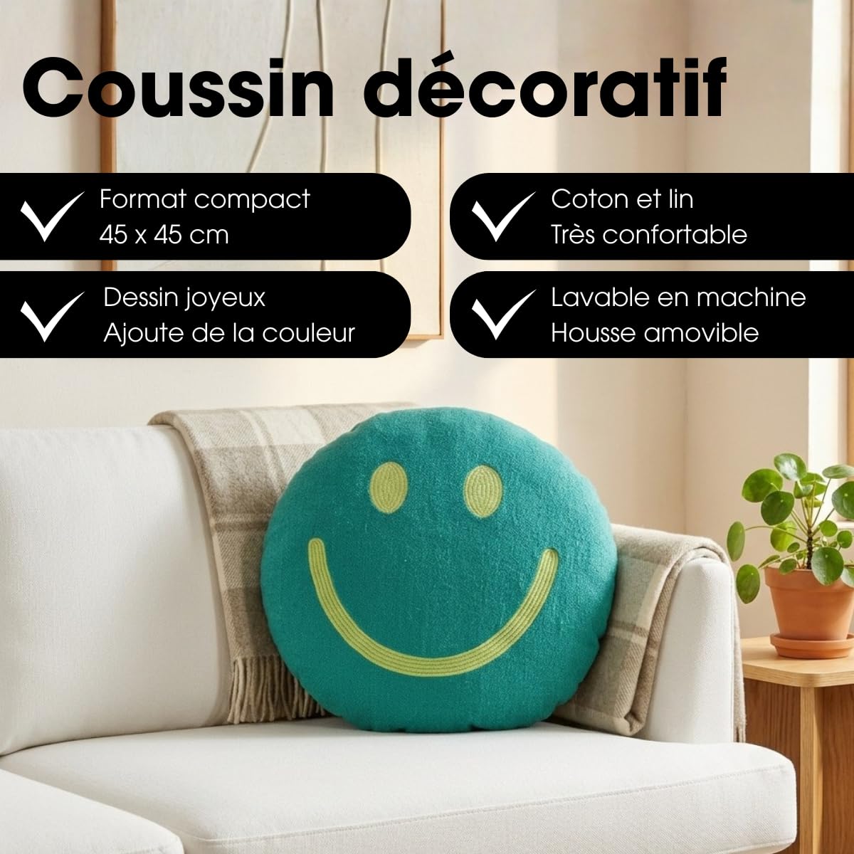 mica-decorations-smiley-coussin-d-coratif-vert-45cm image 3