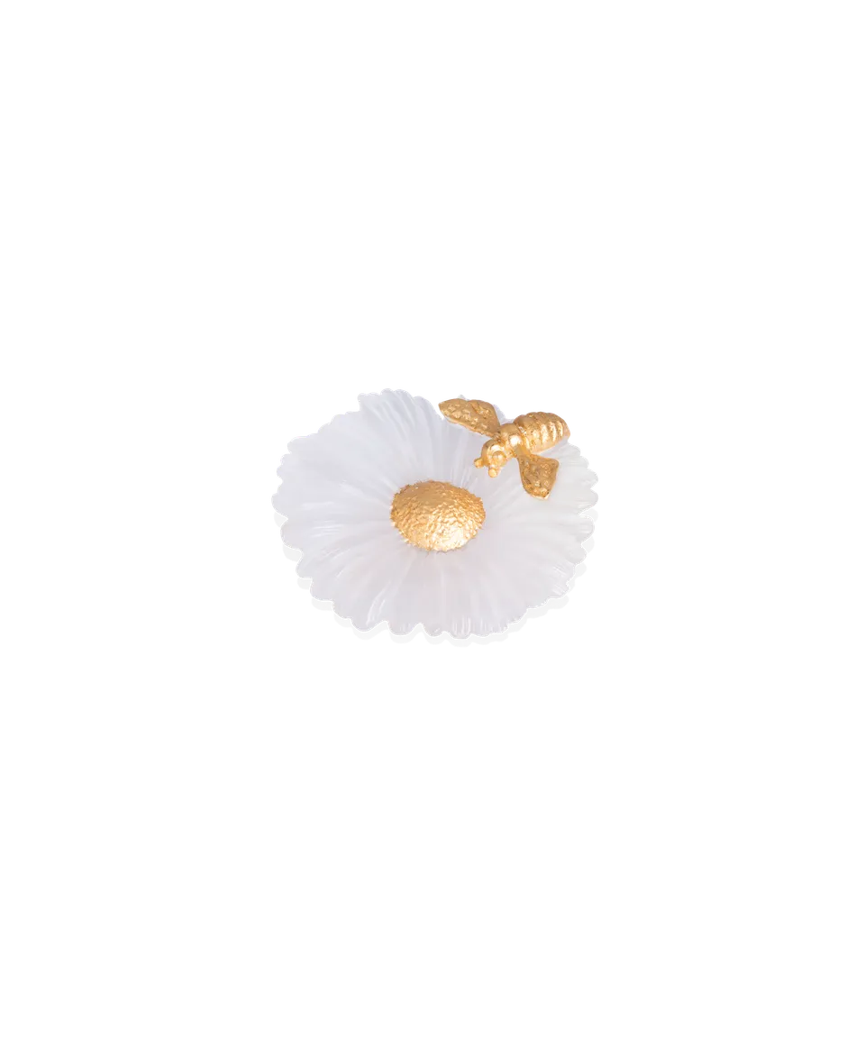 daum-or-d-abeille-fleur-d-corative-feuille-d-or image 1