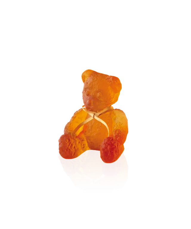 daum-mini-doudours-ambre-serge-mansau-cristal image 1