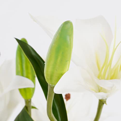 mica-decorations-tiger-lys-fleur-artificielle-blanc-h47-cm image 7