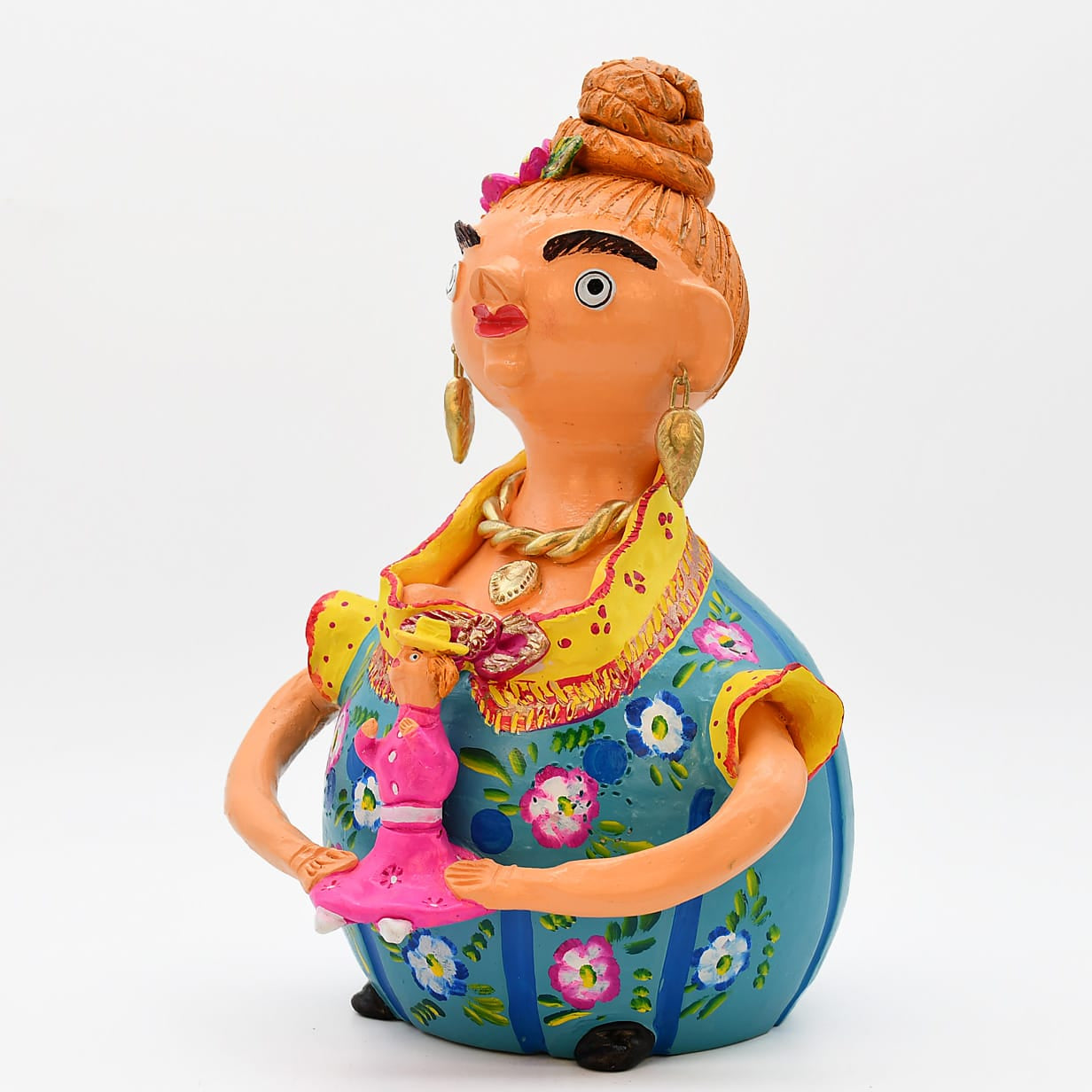 luisa-paix-o-boneca-barriguda-40cm-figurine-c-ramique-pi-ce-unique image 6