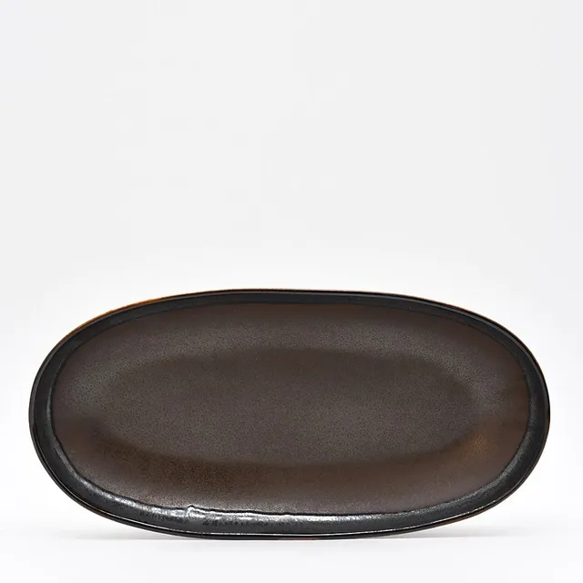 luisa-paix-o-caf-plat-service-gr-s-34-cm-marron image 1