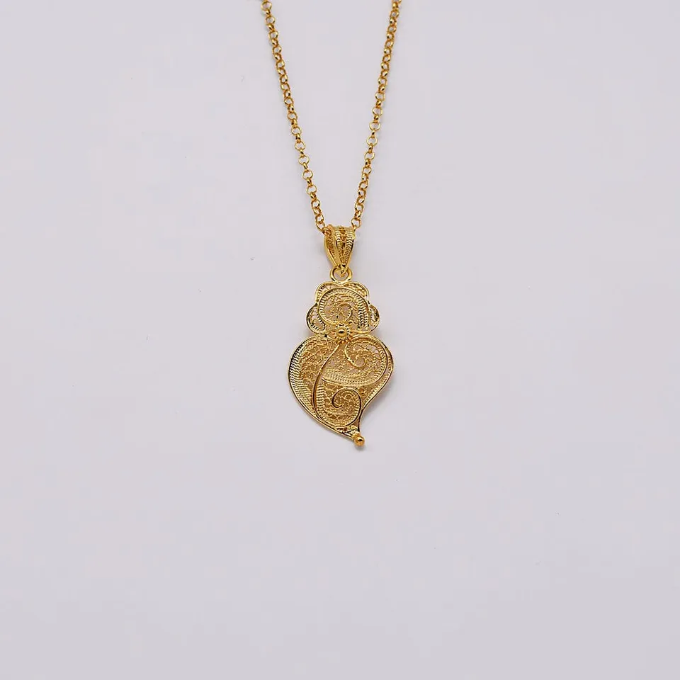 luisa-paix-o-cora-o-de-viana-pendentif-argent-dor-3-5-cm image 1