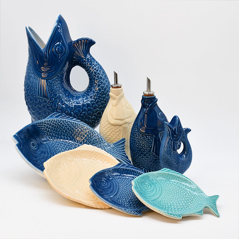 luisa-paix-o-carafe-huile-poisson-c-ramique-bleue-0-5l image 4