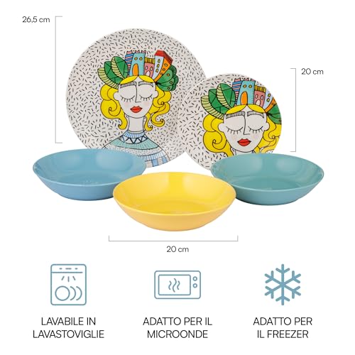 baroni-home-cucina-service-18-assiettes-city-girl-6-pers image 8