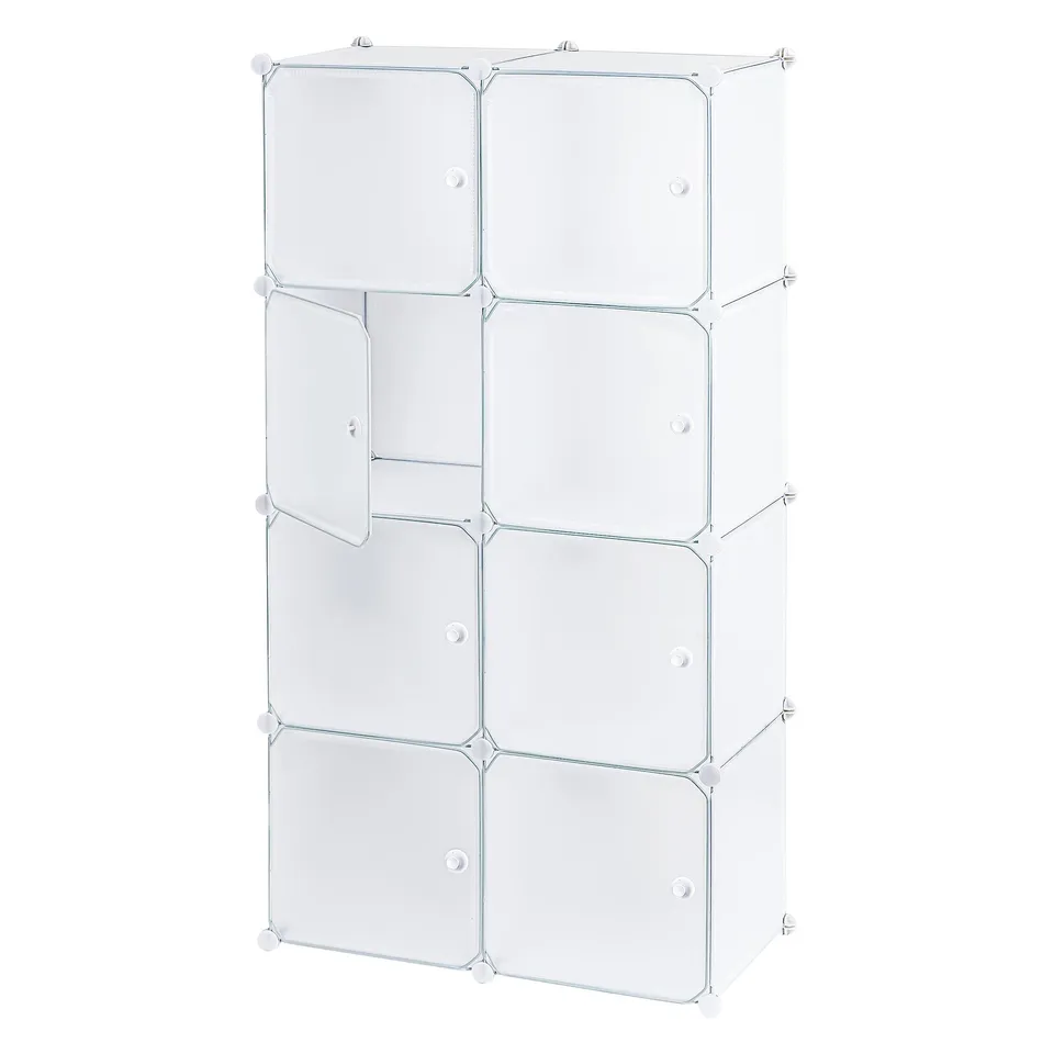 baroni-home-organizzazione-meuble-cubes-blanc-8-cases-75x37x147-cm image 1