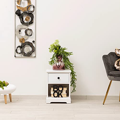 baroni-home-mobili-table-de-chevet-blanche-1-tiroir-35x30x45-5-cm image 8