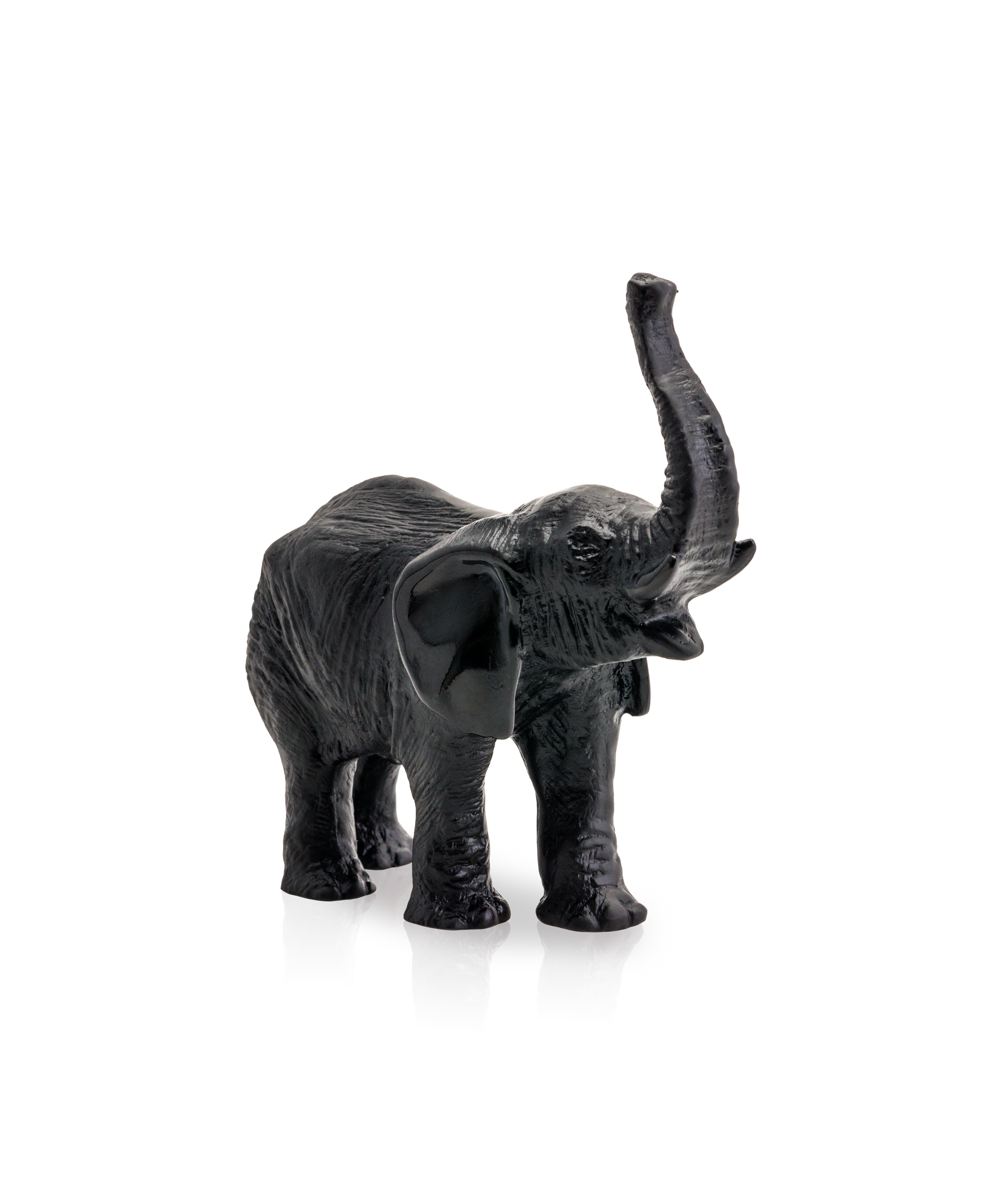 daum-el-phant-petit-mod-le-sculpture-cristal-noir image 1