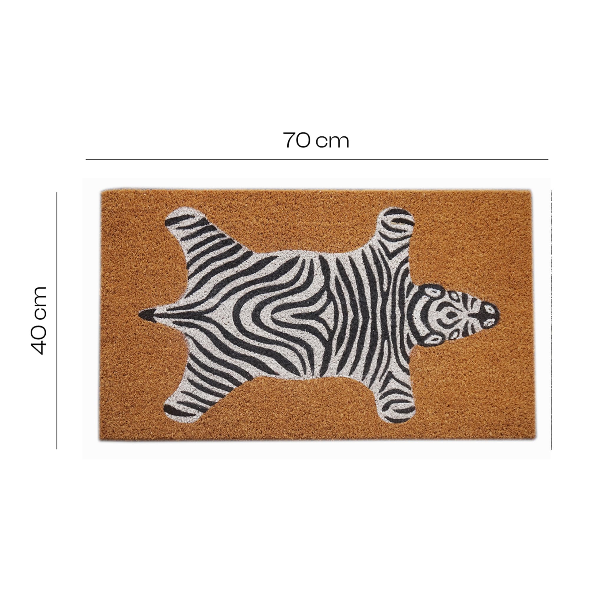 baroni-home-tessile-casa-paillasson-cuir-z-bre-70x40-cm-coco image 2