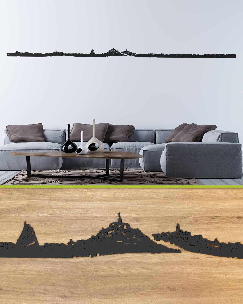 je-suis-art-skylines-france-le-puy-en-velay-xxl-260-cm-m-tal image 5