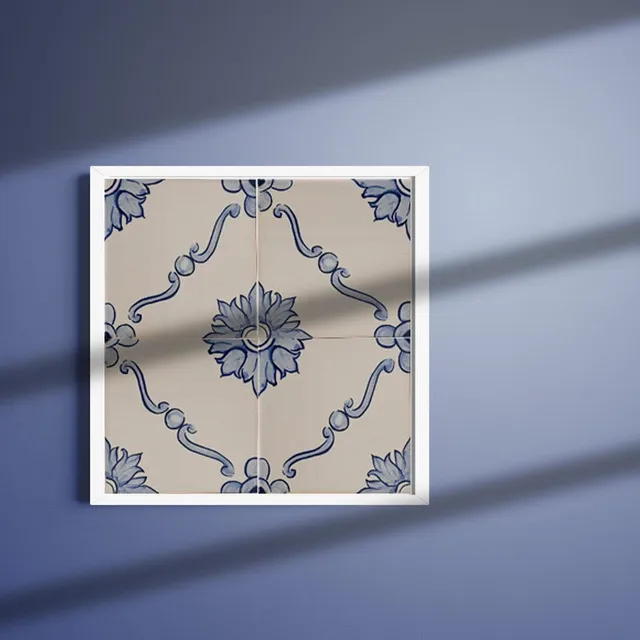 luisa-paix-o-azulejos-panneau-30x30cm-c-ramique-peinte-main image 1