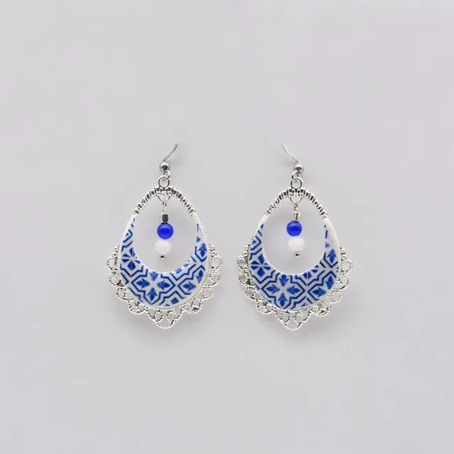 luisa-paix-o-azulejos-boucles-oreilles-c-ramique-bleues-4-cm image 1