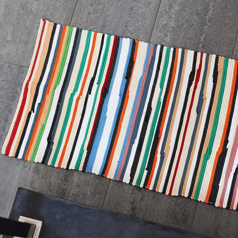 luisa-paix-o-tapis-coton-rayures-fines-100-main-100x50cm-lavable image 5