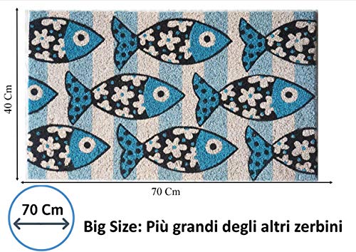 baroni-home-tessile-casa-paillasson-coco-sardines-bleu-70x40-cm image 7
