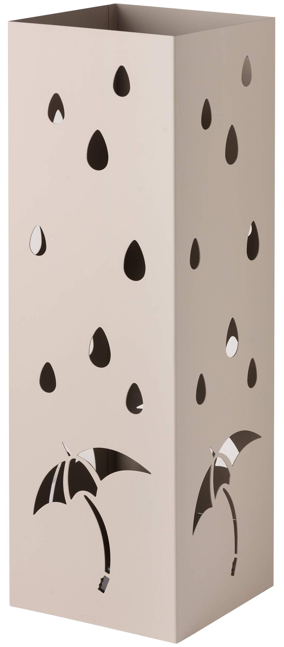 baroni-home-porte-parapluie-m-tal-gris-taupe-49x15-5-cm image 1