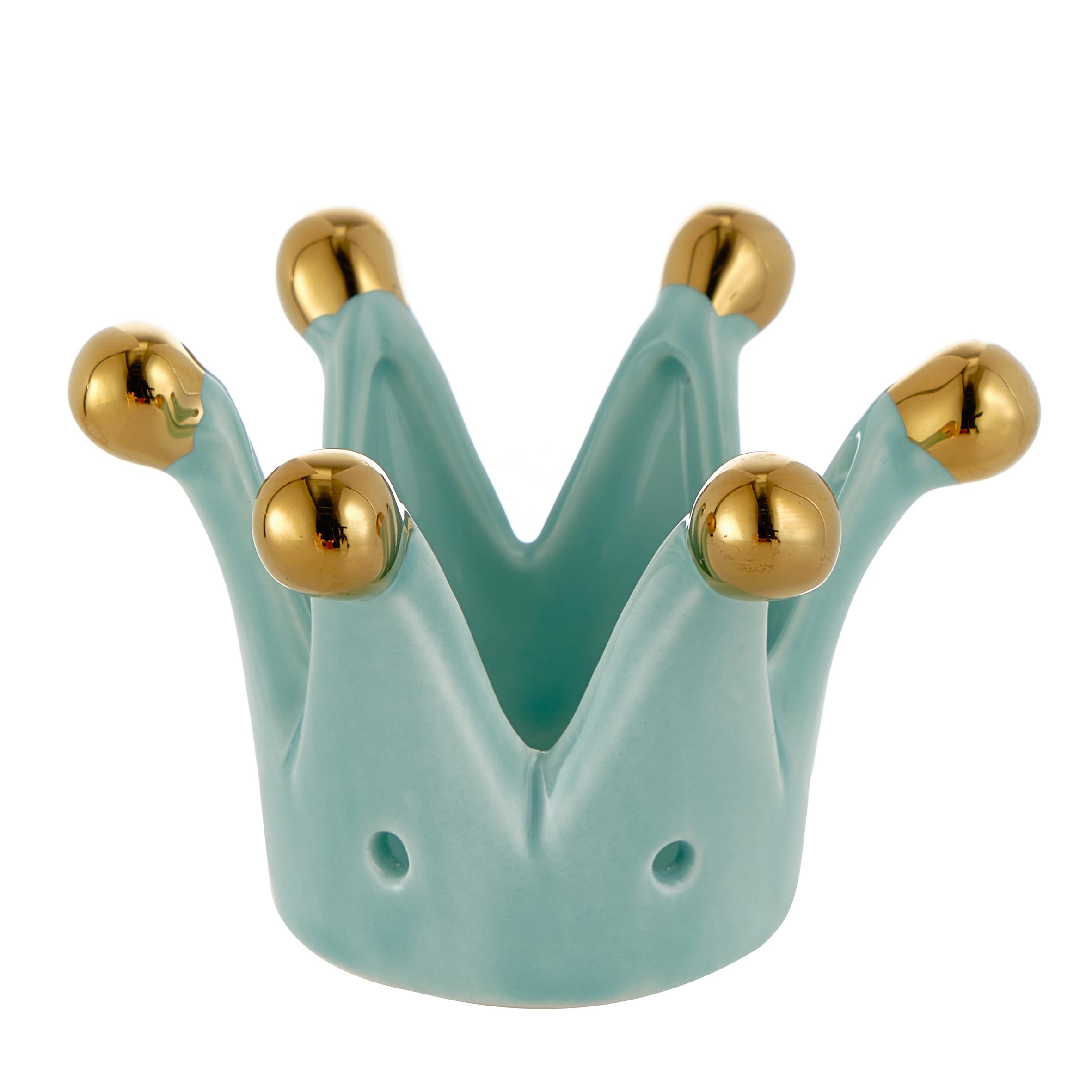 baroni-home-decorazioni-couronne-porcelaine-verte-15x15x10-cm image 6