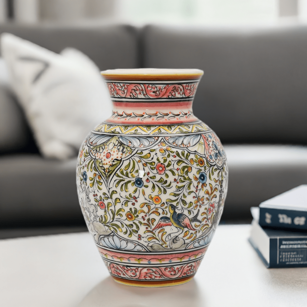 luisa-paix-o-coimbra-vase-c-ramique-couleurs-22cm-unique image 3