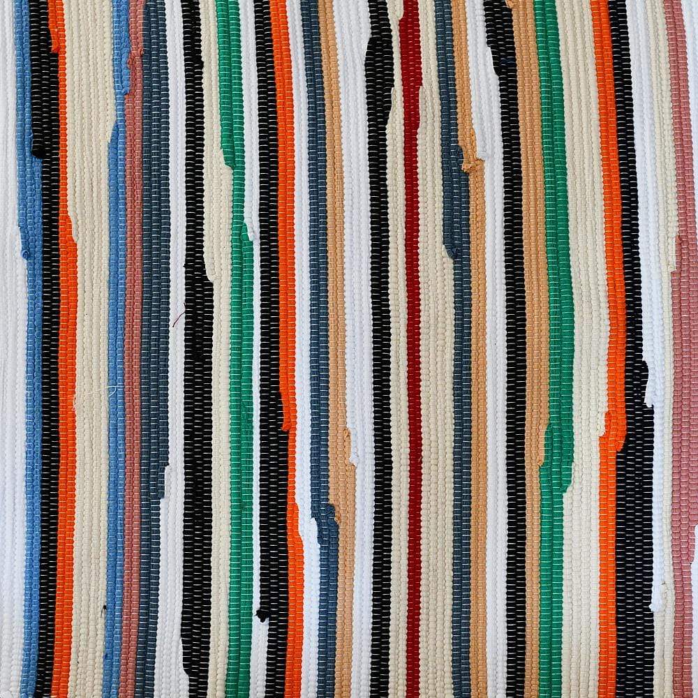 luisa-paix-o-tapis-coton-rayures-fines-100-main-100x50cm-lavable image 2