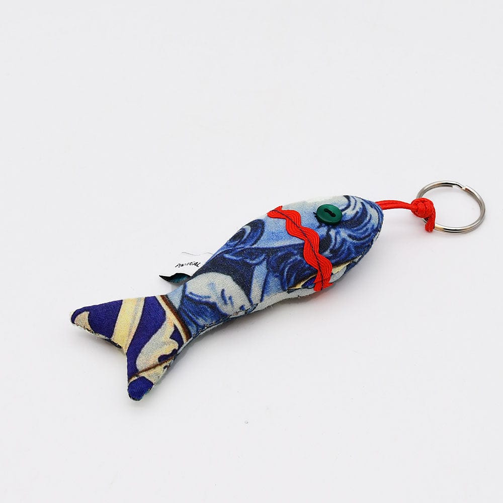 luisa-paix-o-sardine-porte-cl-s-tissu-azulejos-bleu-12cm image 3