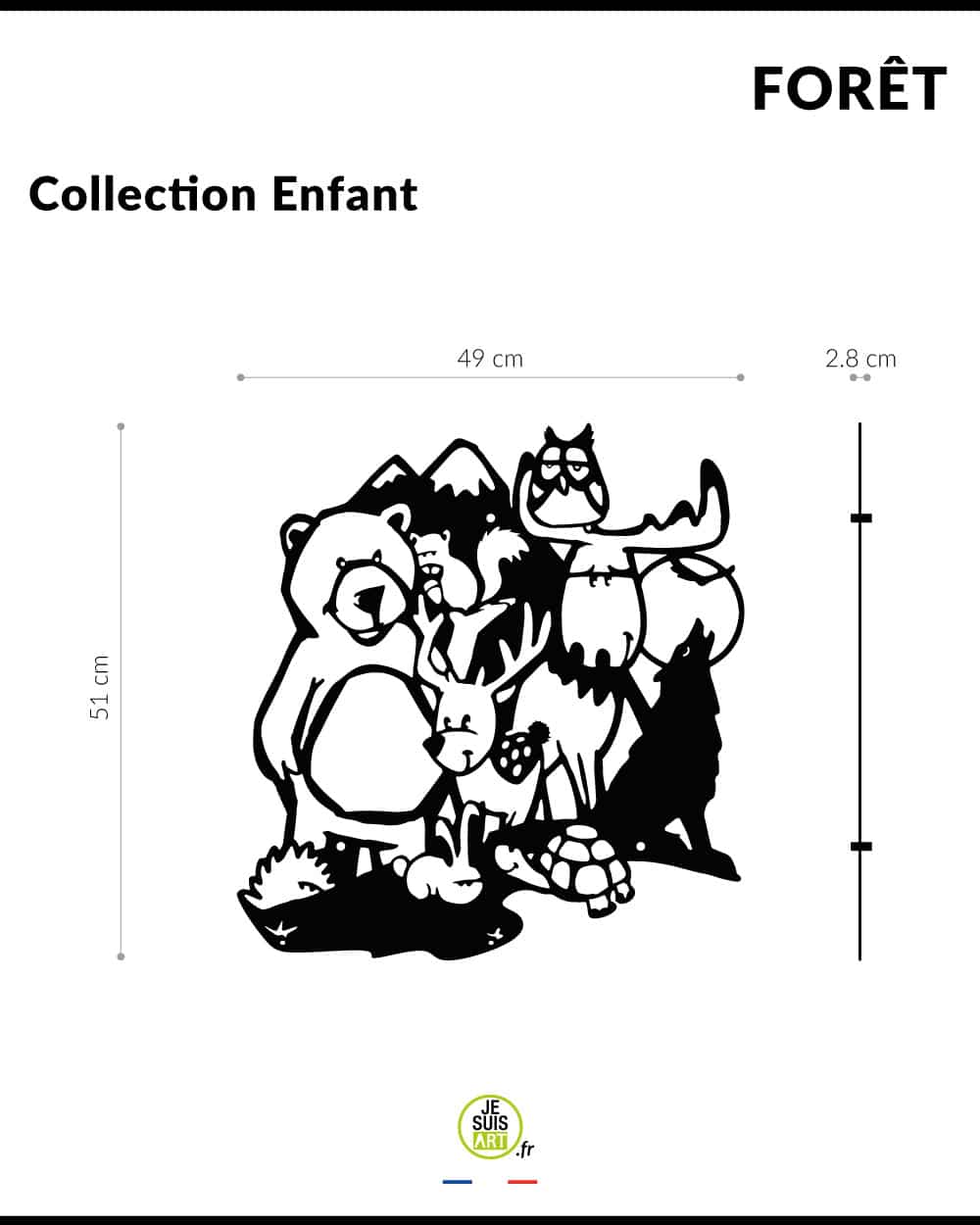 je-suis-art-enfants-for-t-d-coration-murale-m-tal-enfant image 5