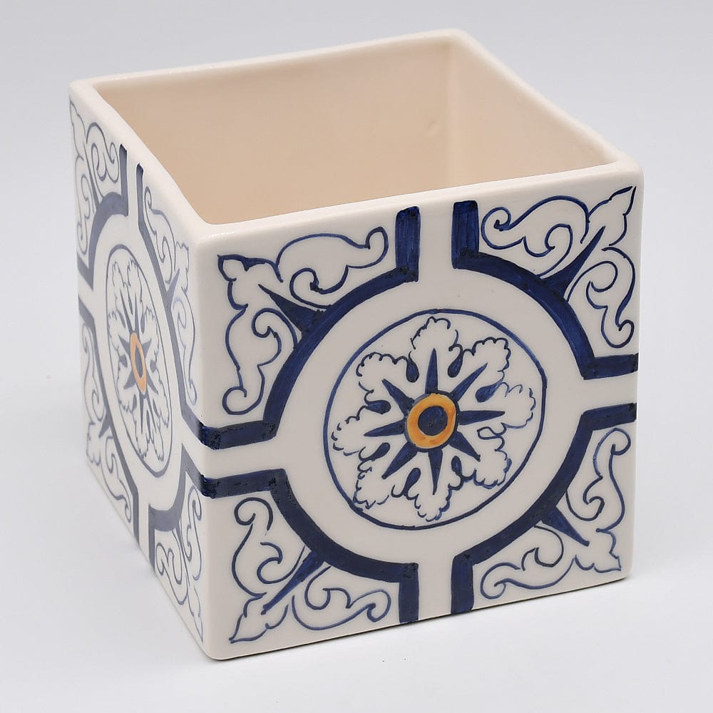 luisa-paix-o-azulejos-cache-pot-c-ramique-14-cm-fait-main image 2