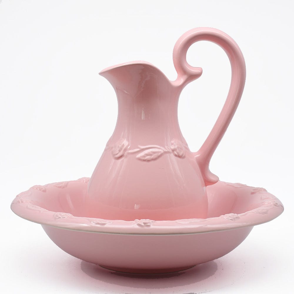luisa-paix-o-d-coration-cruche-et-bassine-toilette-rose image 1