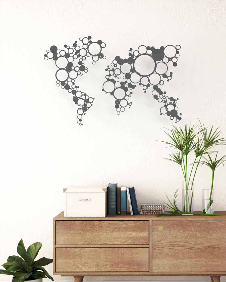 je-suis-art-planisph-re-bulles-carte-monde-murale-m-tal image 1