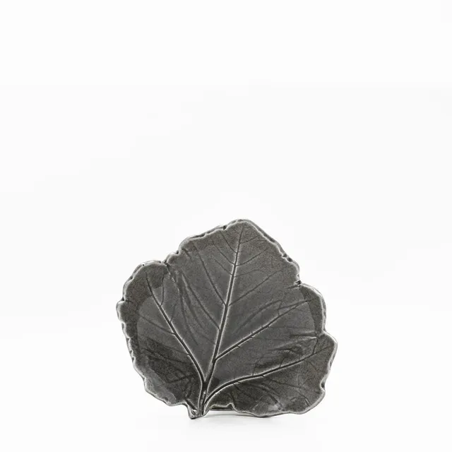 luisa-paix-o-platano-petite-assiette-c-ramique-grise-17-cm image 1