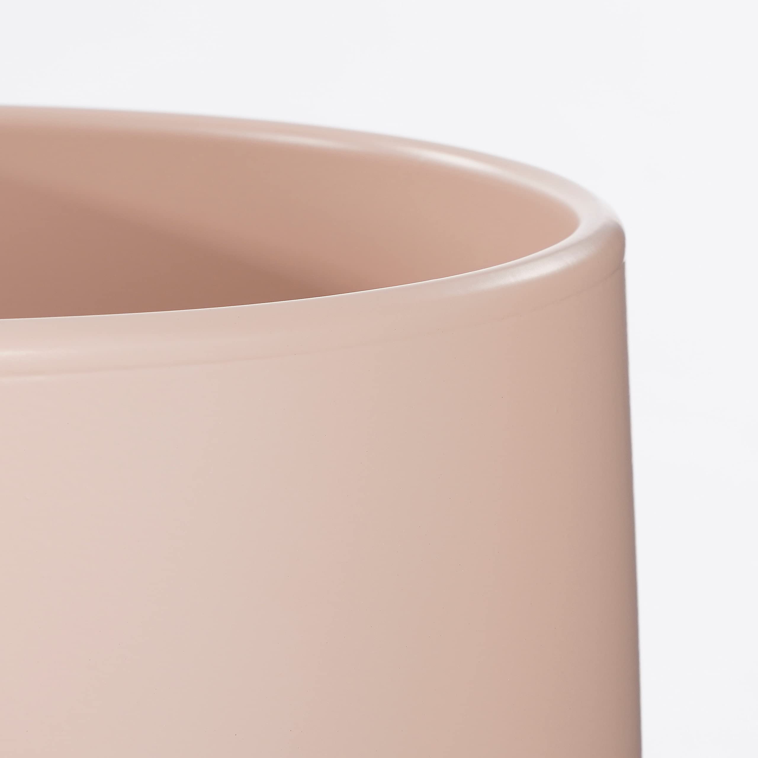 mica-decorations-amber-pot-fleurs-rose-clair-28-cm image 2