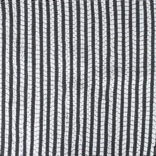 luisa-paix-o-tapis-coton-300x50-cm-noir-et-blanc-frang image 1