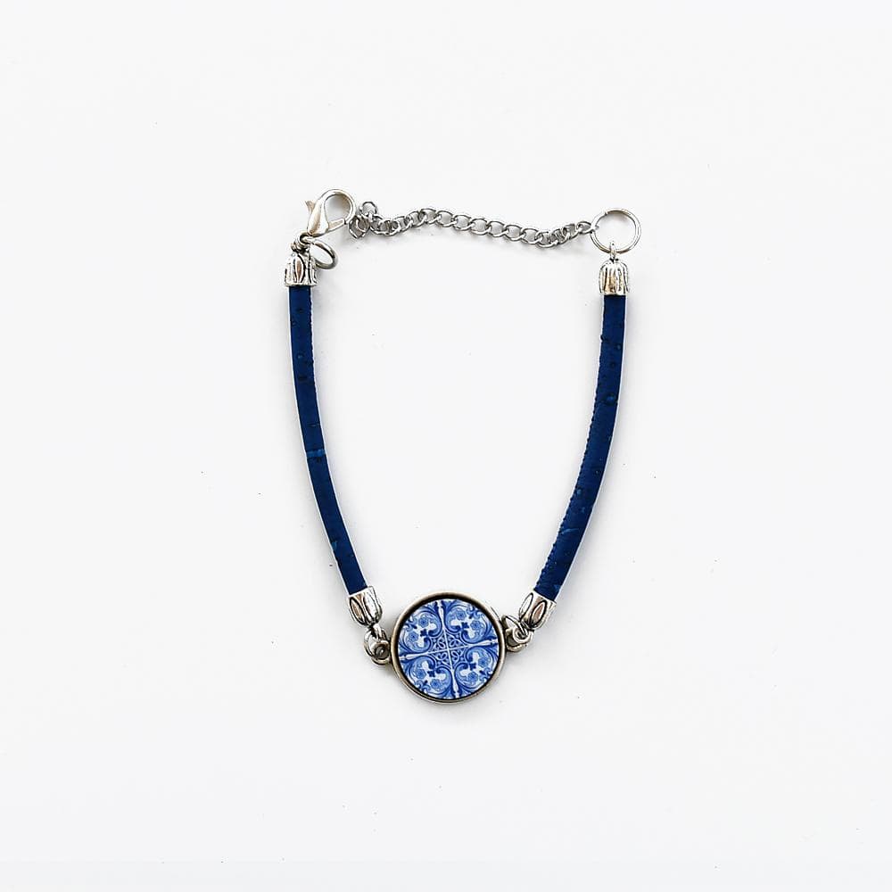 luisa-paix-o-bracelet-azulejo-bracelet-coton-bleu image 1